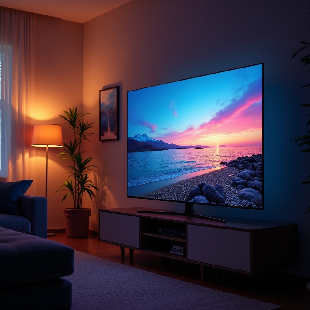 Настройка яркости на телевизоре Samsung.