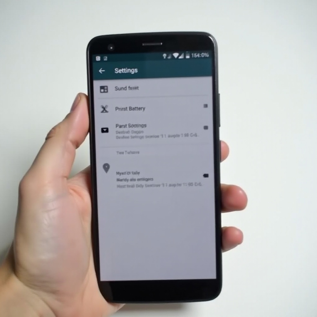 показать процент заряда батареи на Android